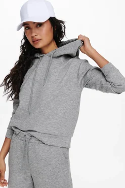 Only Play Sudadera Con Capucha Gris Best