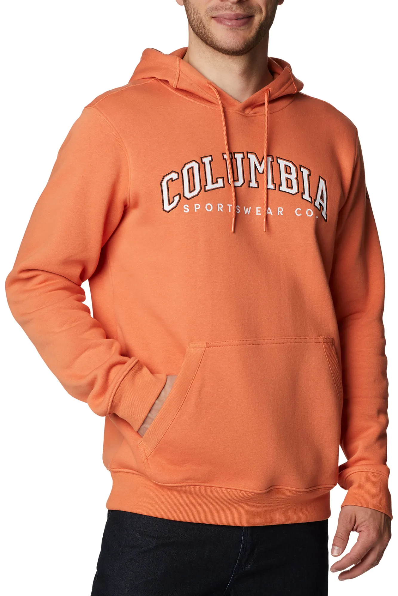 Columbia Sudadera Con Capucha Hombre Csc Basic Logo™ Ii Naranja Sale