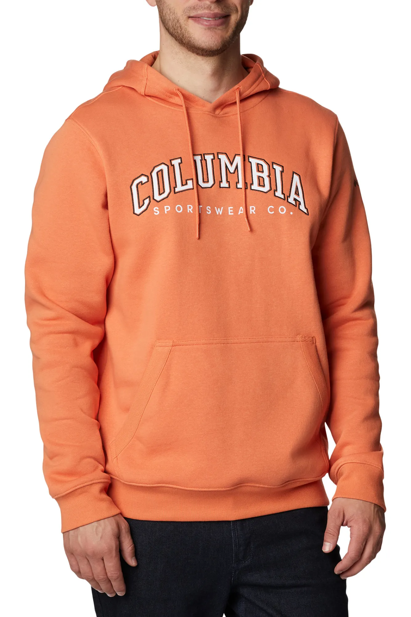 Columbia Sudadera Con Capucha Hombre Csc Basic Logo™ Ii Naranja Sale