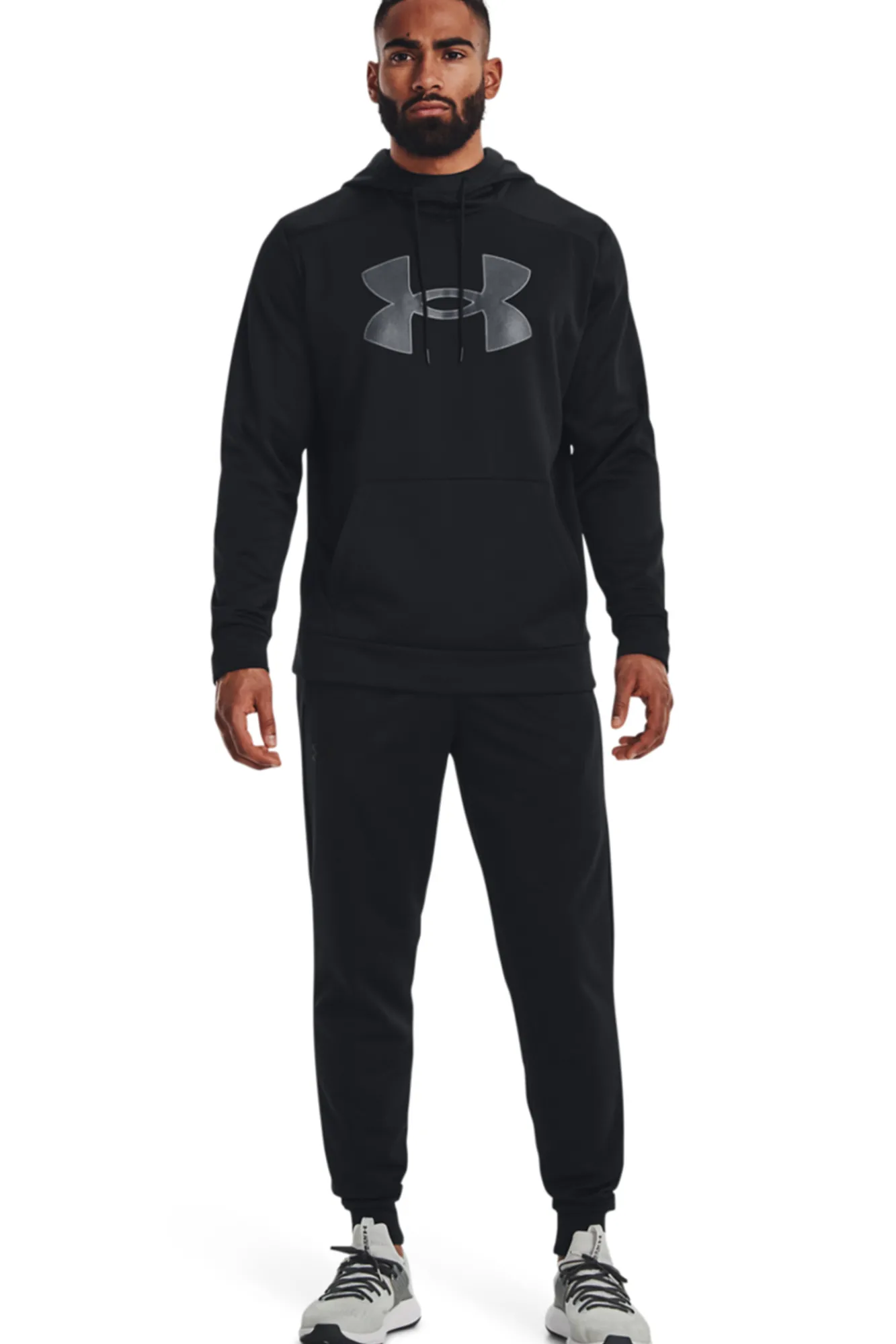 Under Armour Sudadera Con Capucha Logo Estampado Negro Best