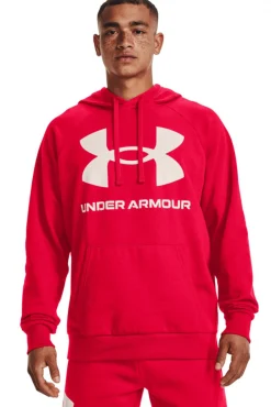 Under Armour Sudadera Con Capucha Rival Logo Estampado Rojo Sale