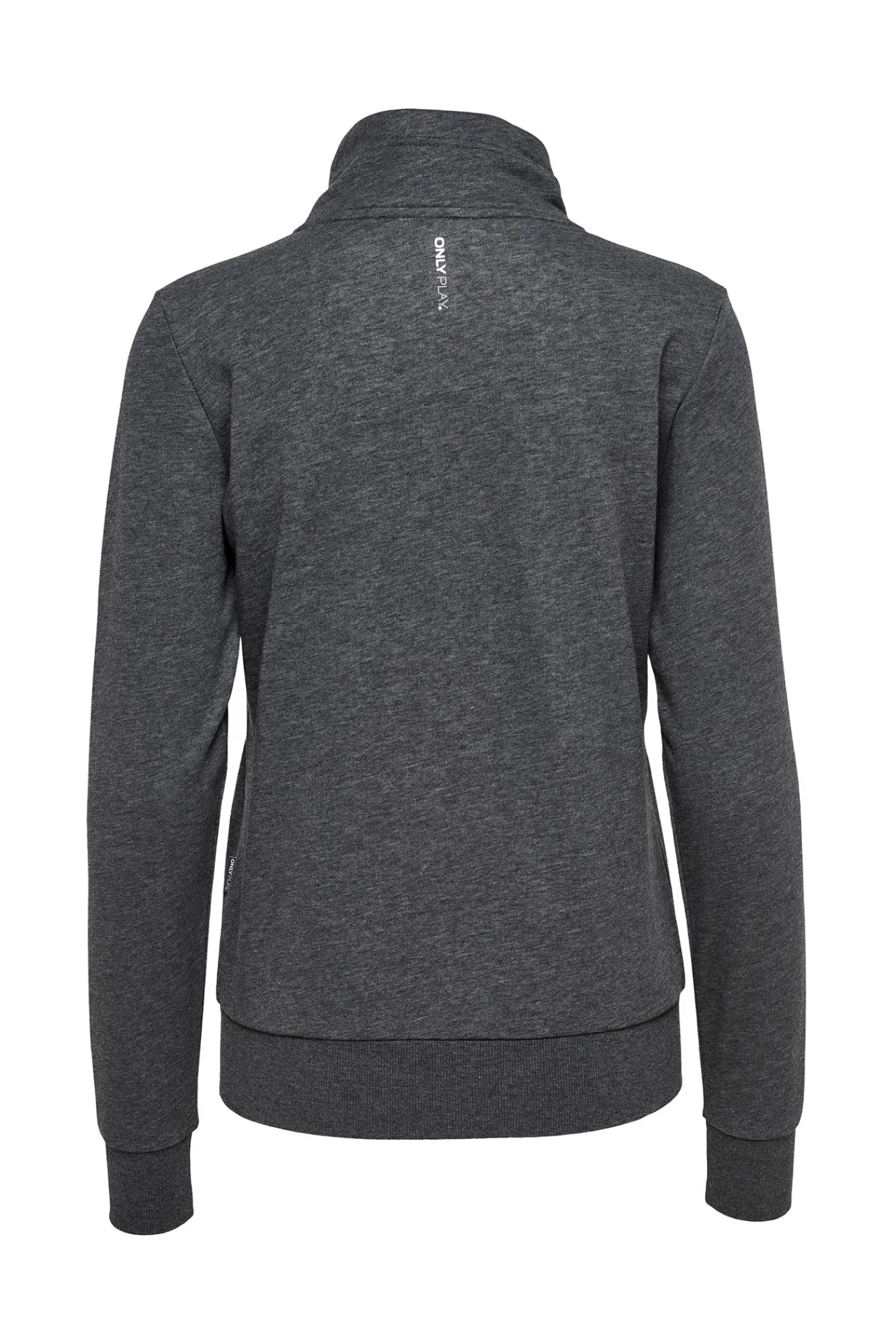 Only Play Sudadera Con Cremallera Cuello Alto Gris New