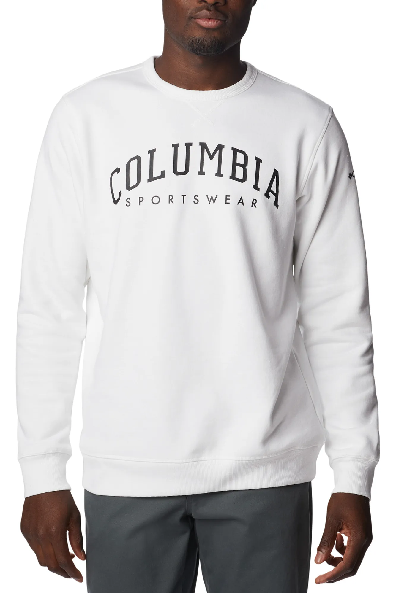 Columbia Sudadera De Cuello Redondo Con Logo ™ Para Hombre Blanco