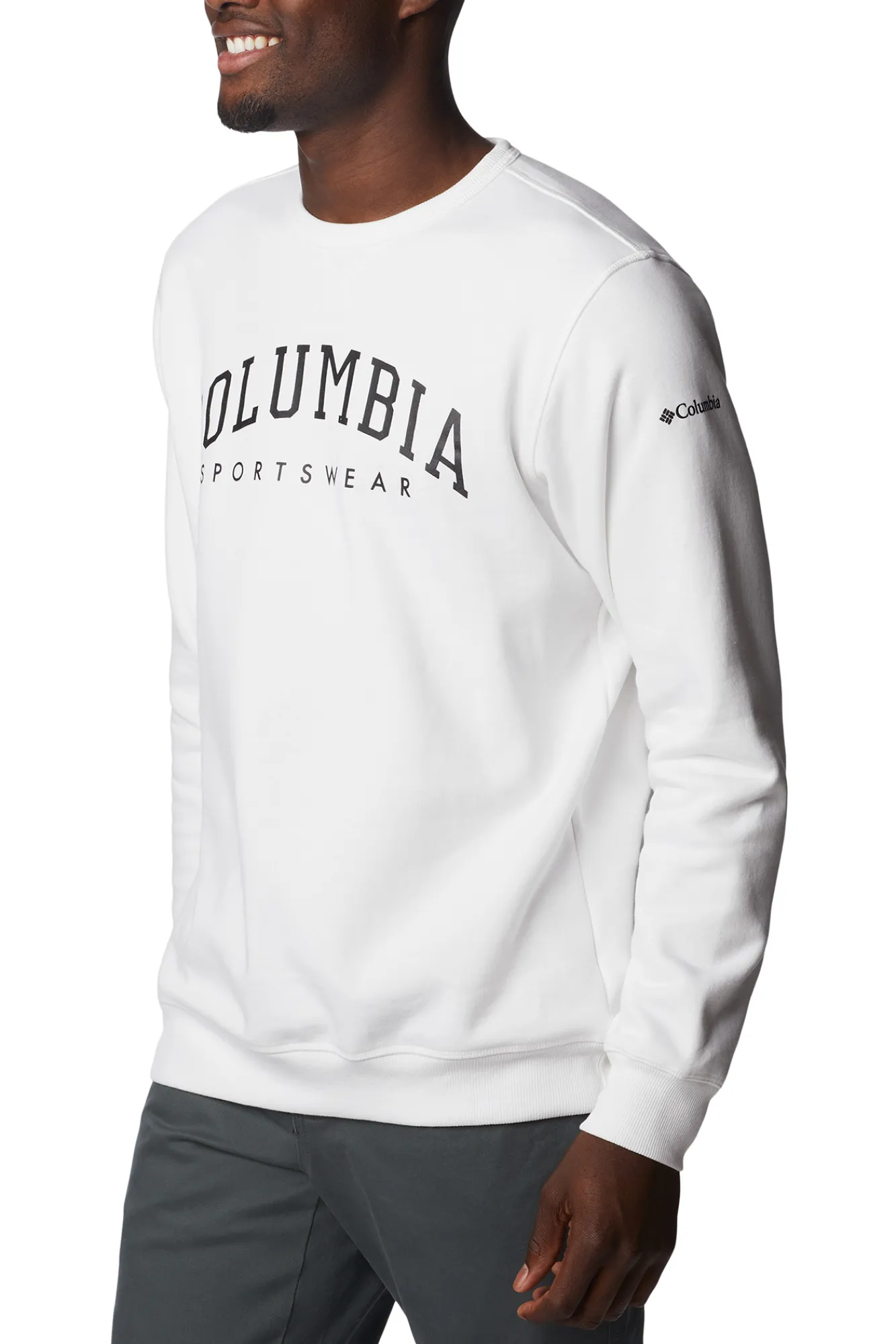 Columbia Sudadera De Cuello Redondo Con Logo ™ Para Hombre Blanco