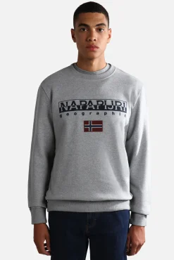 Napapijri Sudadera De Cuello Redondo Ayas Gris Clearance