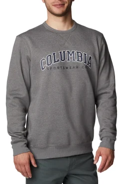 Columbia Sudadera De Cuello Redondo Con El Logotipo De ™ Gris Medio Clearance