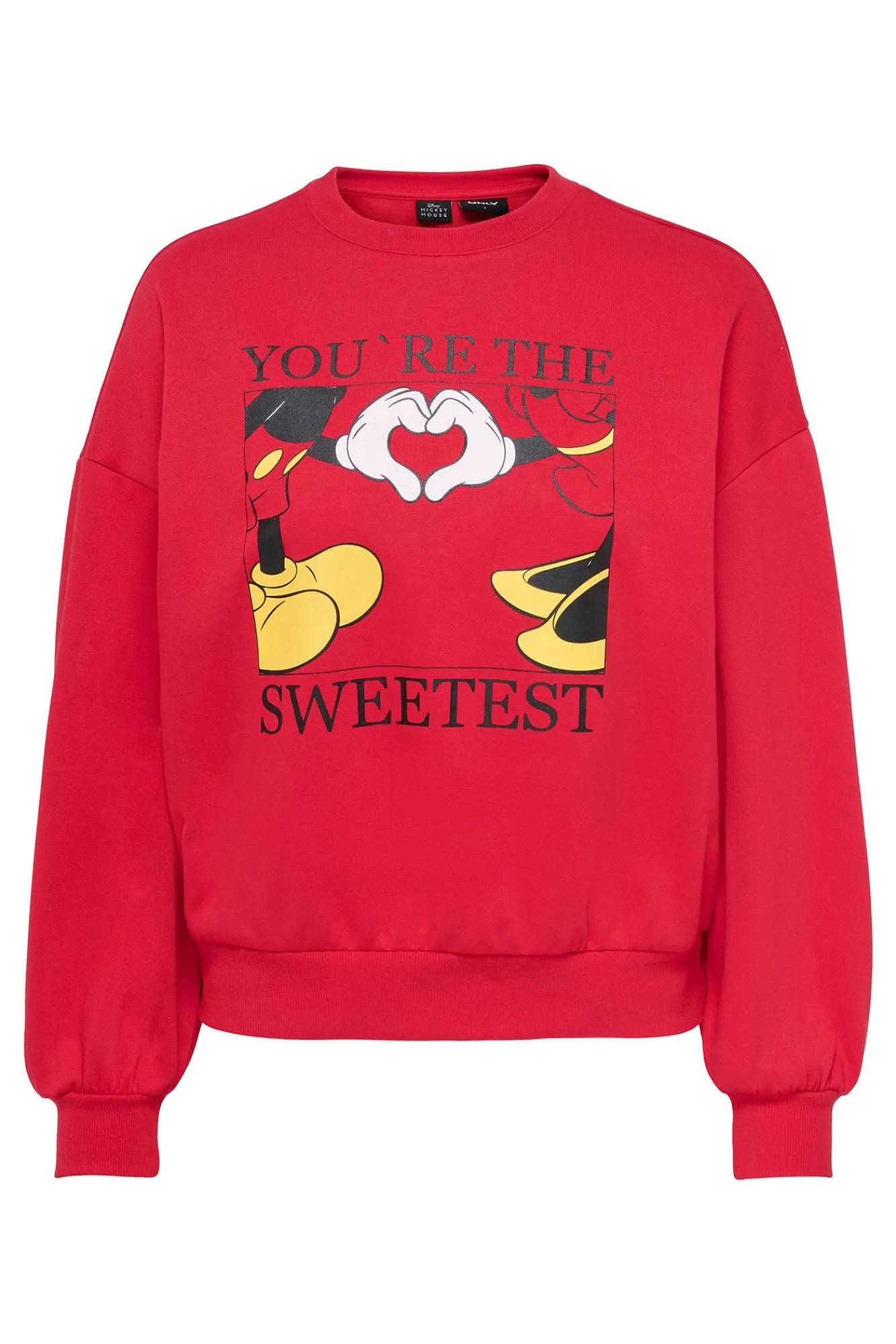 Only Sudadera Mickey Mouse Rojo Best