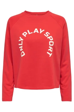 Only Play Sudadera Sport Rojo Best