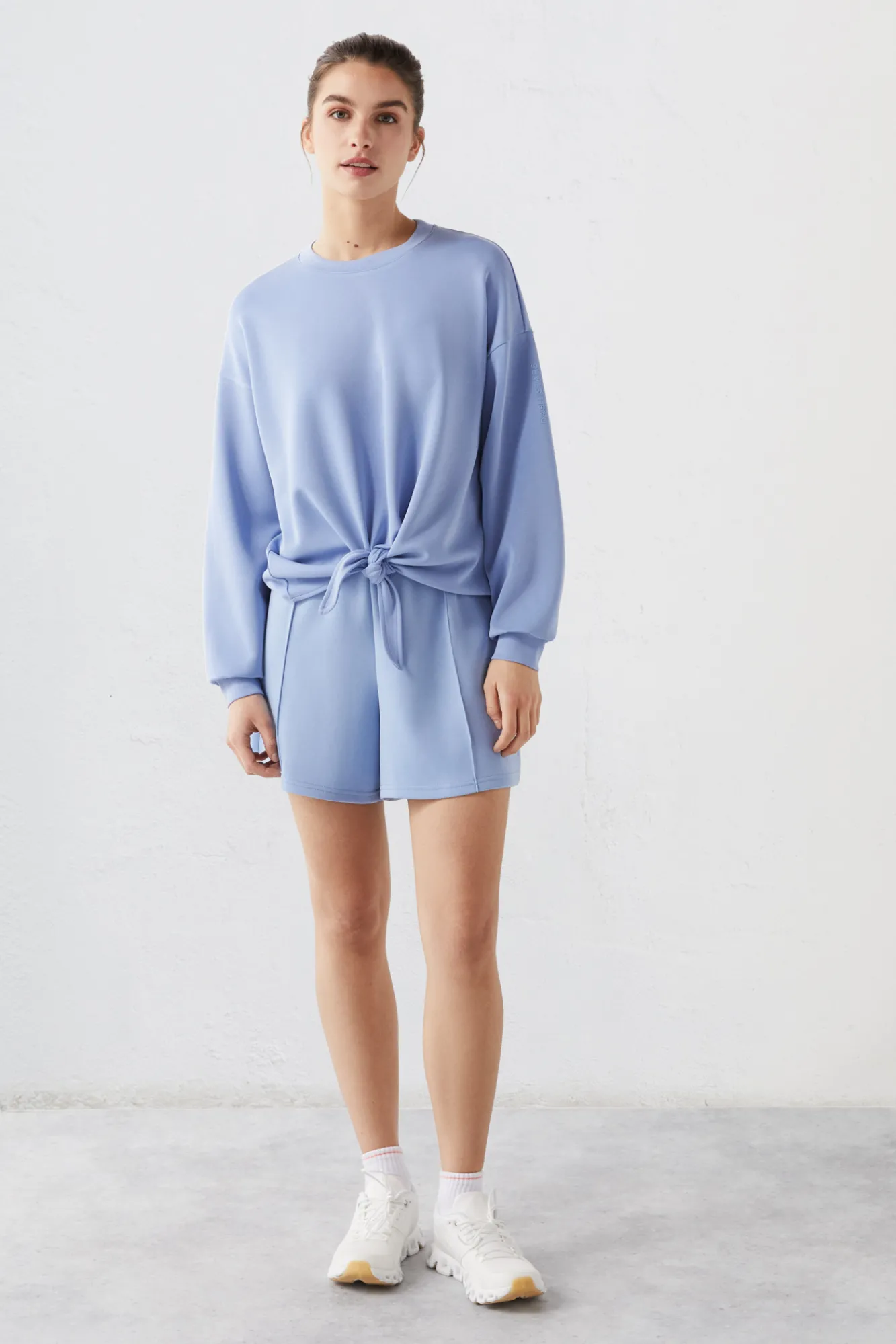 Dash and Stars Sudadera Tacto Suave Nudo Azul Discount