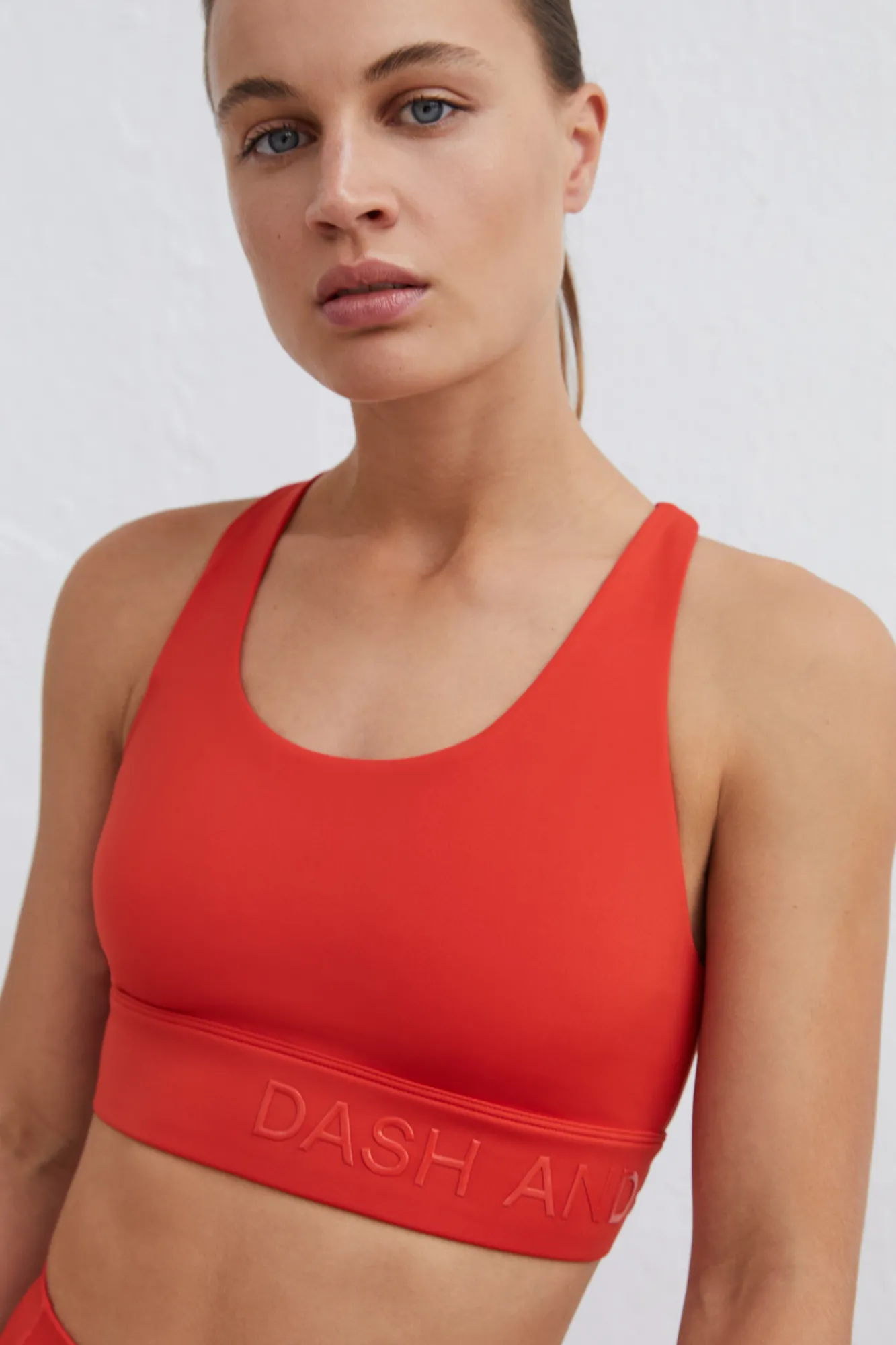 Dash and Stars Sujetador Deportivo 4D Stretch Rojo