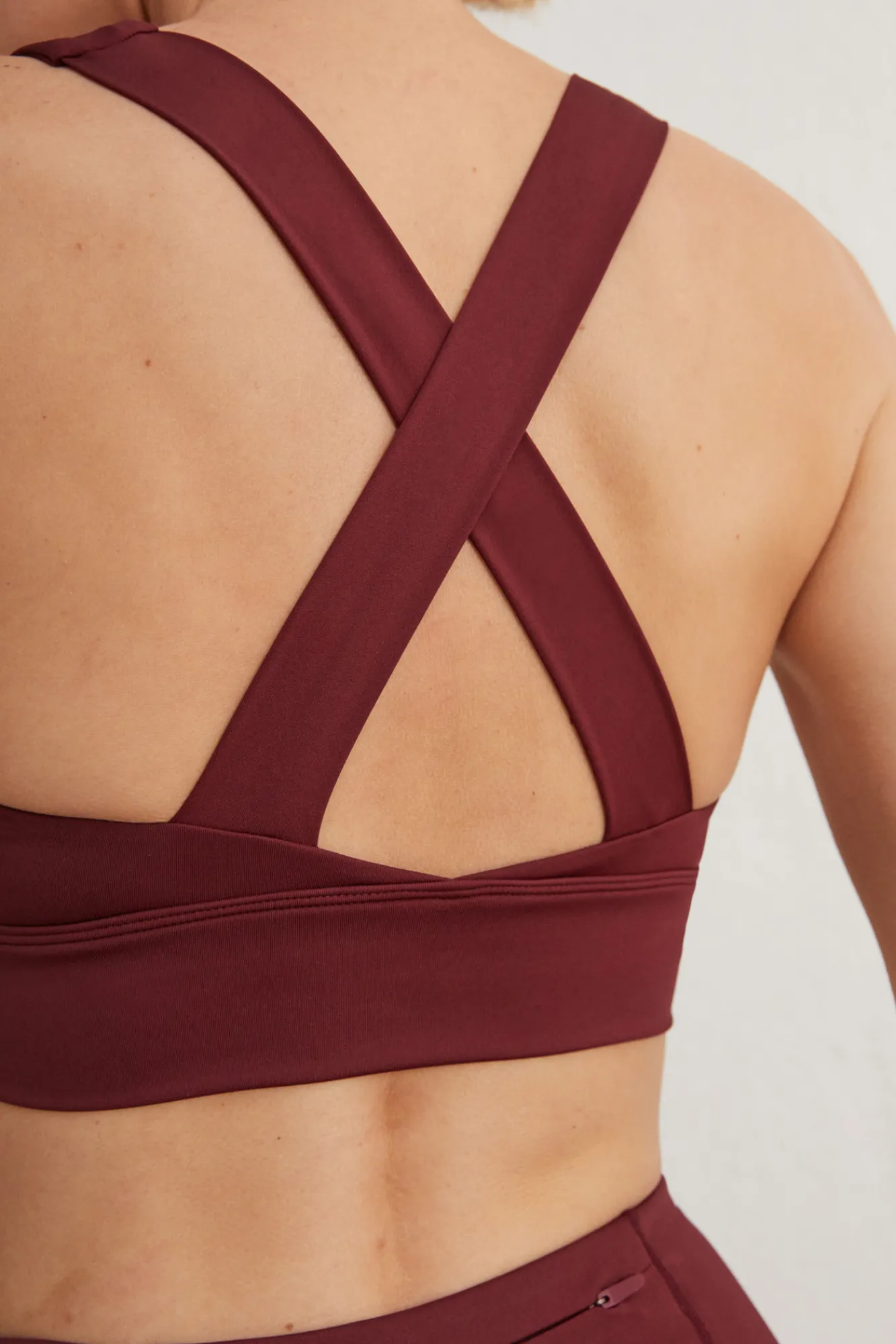Dash and Stars Sujetador Deportivo Granate 4D Stretch Estampado Outlet