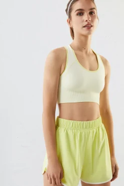 Dash and Stars Sujetador Deportivo Reversible Blanco/ Lima Verde Best