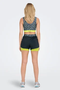 Only Play Sujetador Deportivo Stretch Azul New
