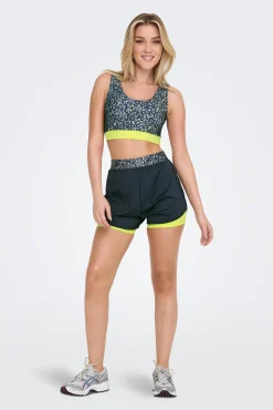 Only Play Sujetador Deportivo Stretch Azul New