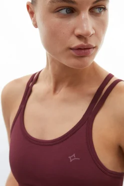 Dash and Stars Sujetador Top Deportivo Granate Seamless Comfort Estampado Discount