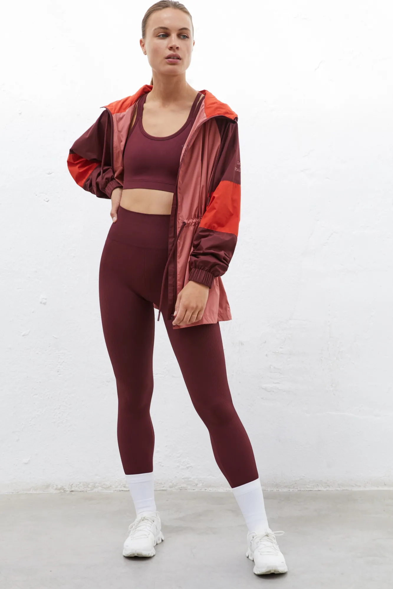 Dash and Stars Sujetador Top Deportivo Granate Seamless Comfort Estampado Discount