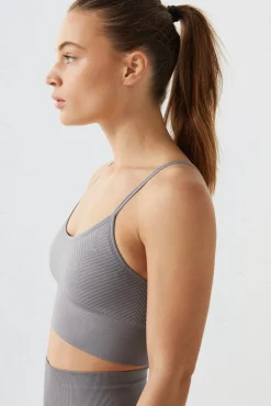 Dash and Stars Sujetador Top Deportivo Seamless Comfort Gris Hot