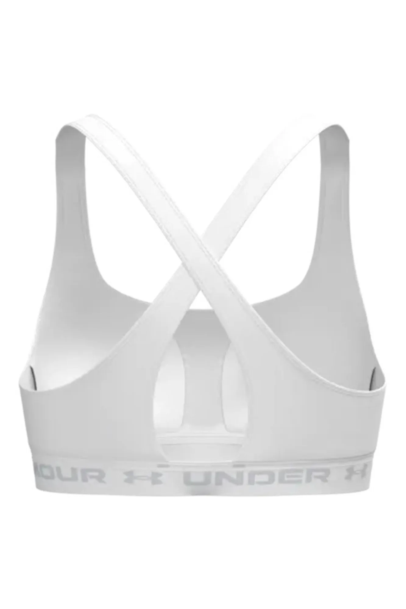 Under Armour Sujetador Ua Crossback Mid Blanco Discount