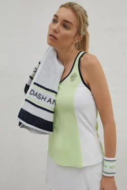 Dash and Stars Toalla Blanca Rizo Ligera Beige Hot