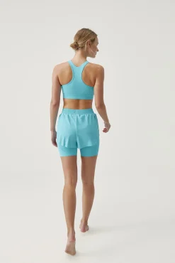 Born Living Yoga Top Bikila Provence Turquesa Clearance