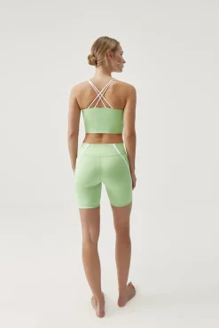 Born Living Yoga Top Daira Juice/White Verde Discount