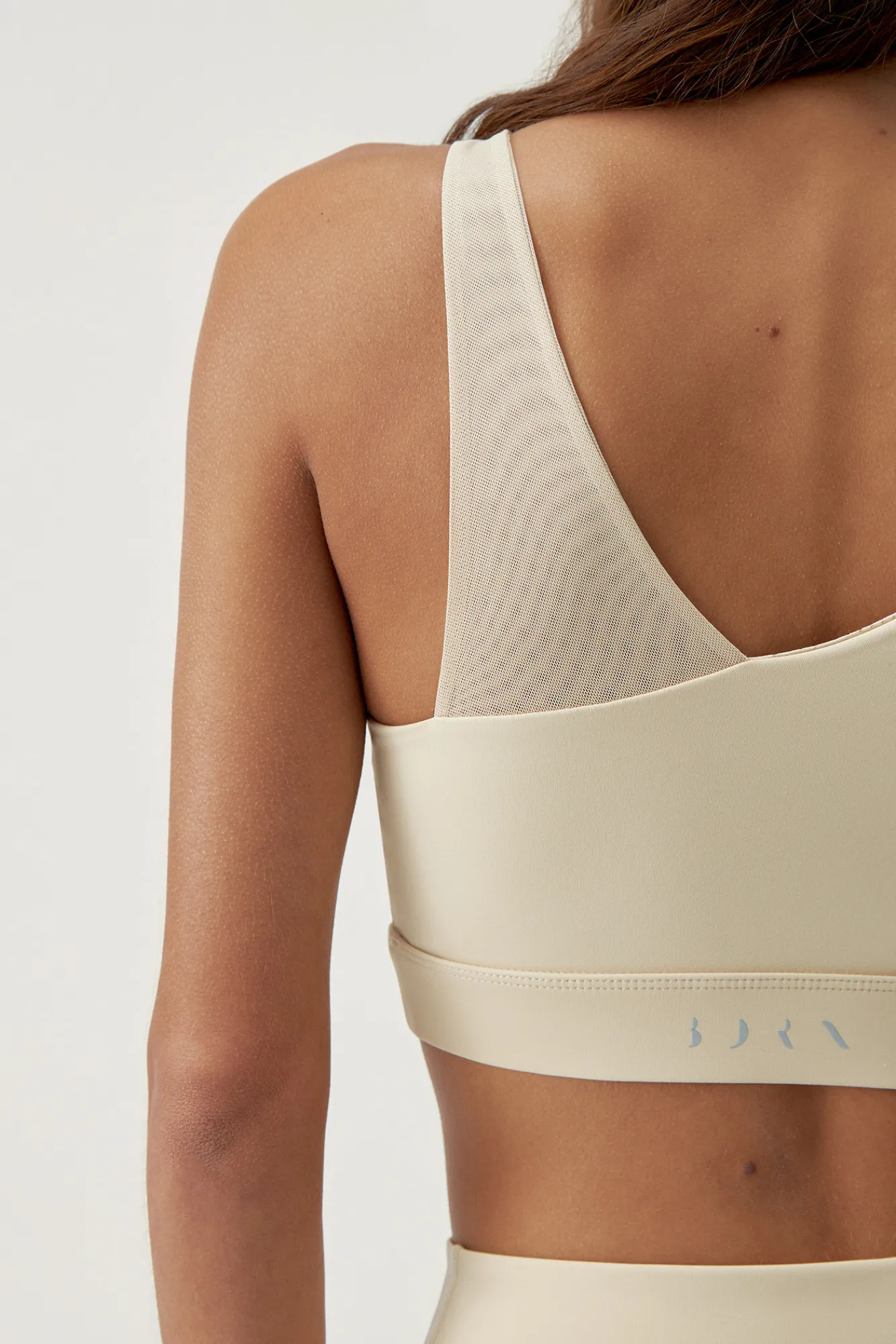 Born Living Yoga Top Jin Oat Milk Beige Hot