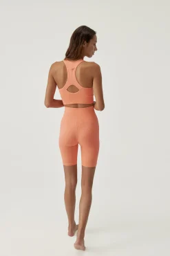 Born Living Yoga Top Kalindi Nectarine Naranja Sale