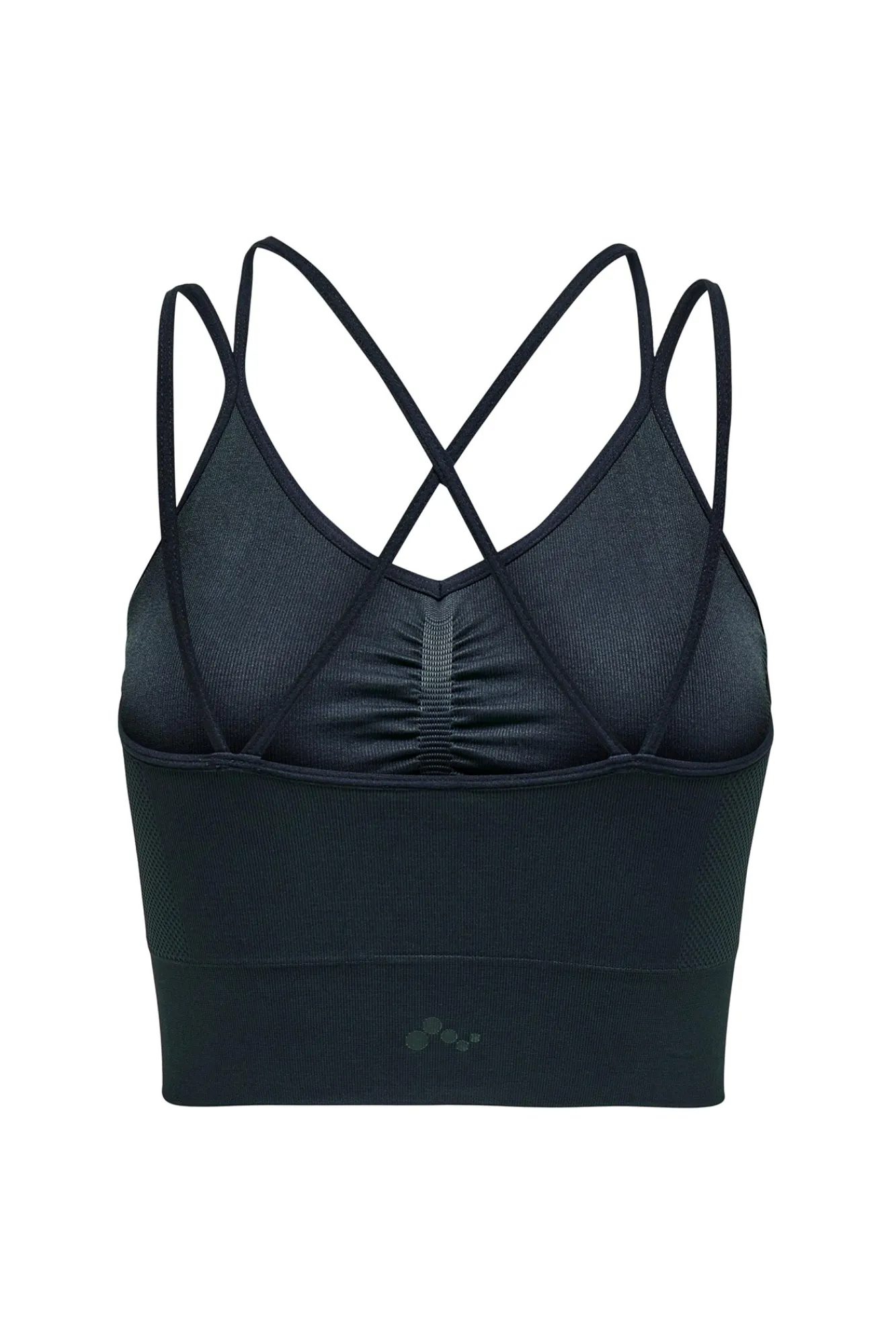 Only Play Top Seamless Escote V Azul