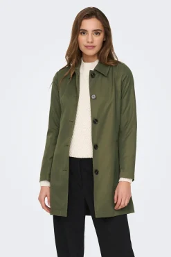 Only Trench Cinturon Verde