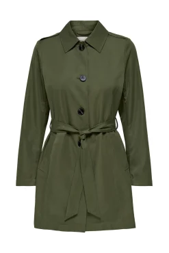 Only Trench Cinturon Verde