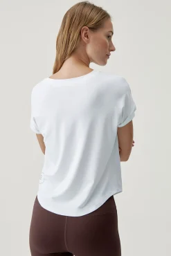 Born Living Yoga T-Shirt Azami White Blanco Best