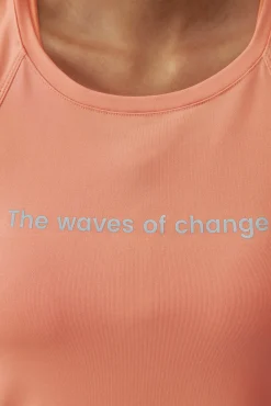 Born Living Yoga T-Shirt Dai Nectarine Naranja Online