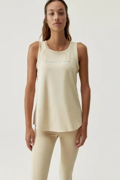 Born Living Yoga T-Shirt Dai Oat Milk Beige Best