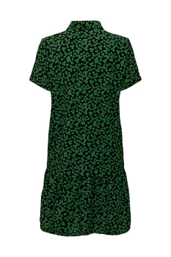 JDY Vestido Camisero Corto Negro Sale