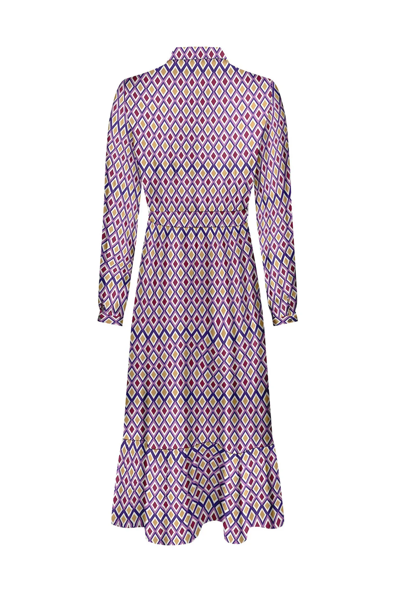 Only Vestido Camisero Midi Morado Best