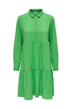 JDY Vestido Camisero Midi Verde Sale