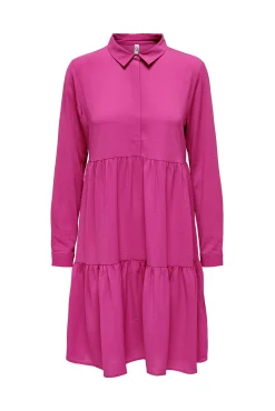 JDY Vestido Camisero Midi Morado Best