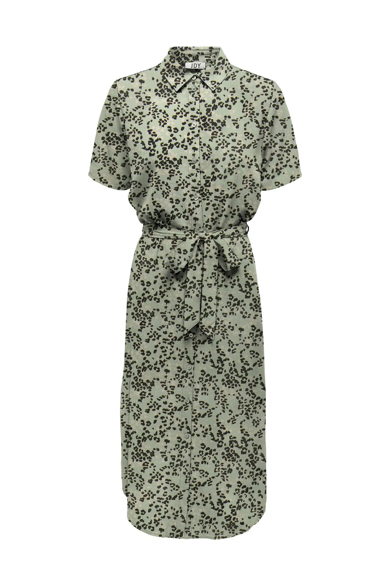 JDY Vestido Camisero Midi Verde Hot