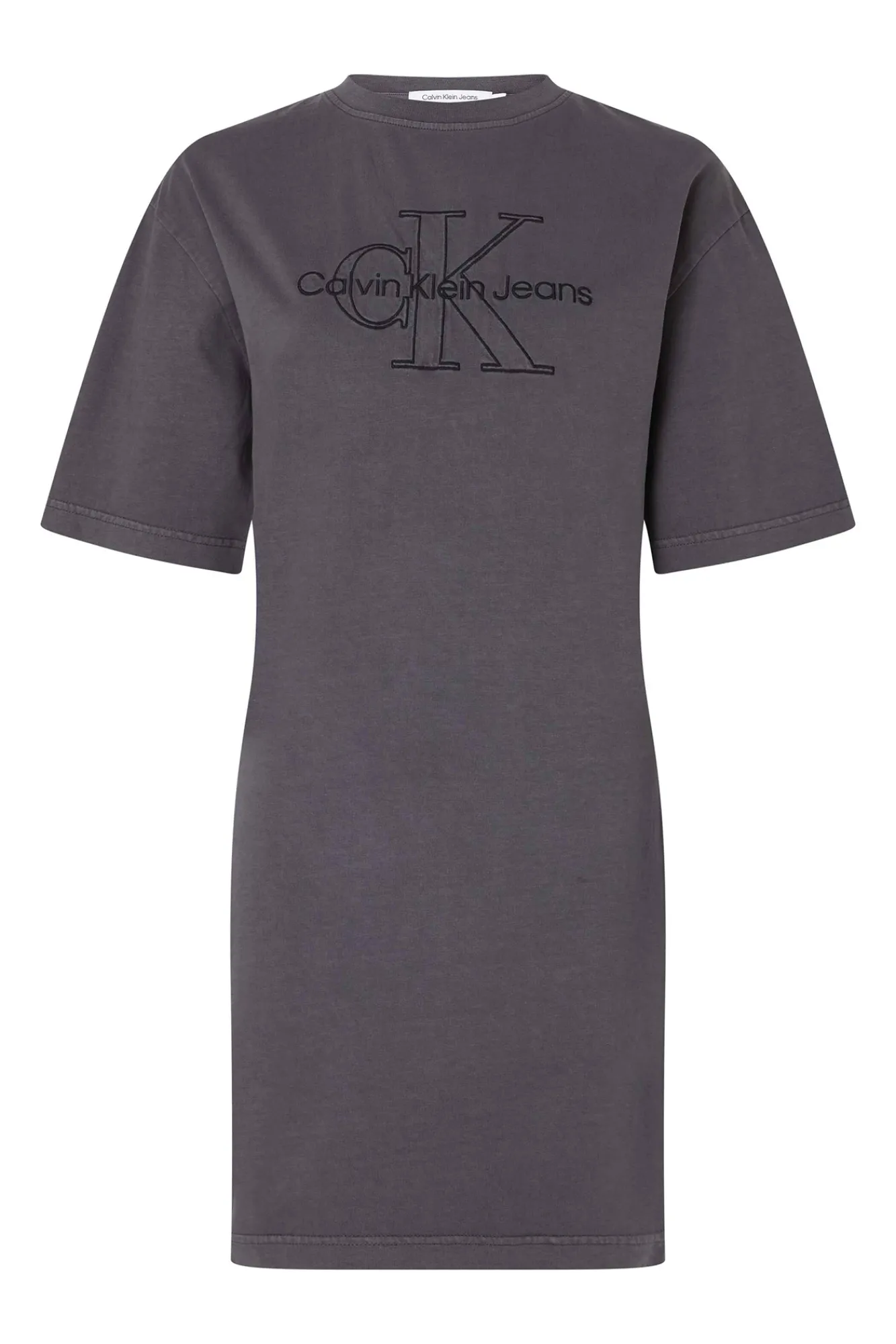 Calvin Klein Vestido Camiseta Manga Corta Negro Sale