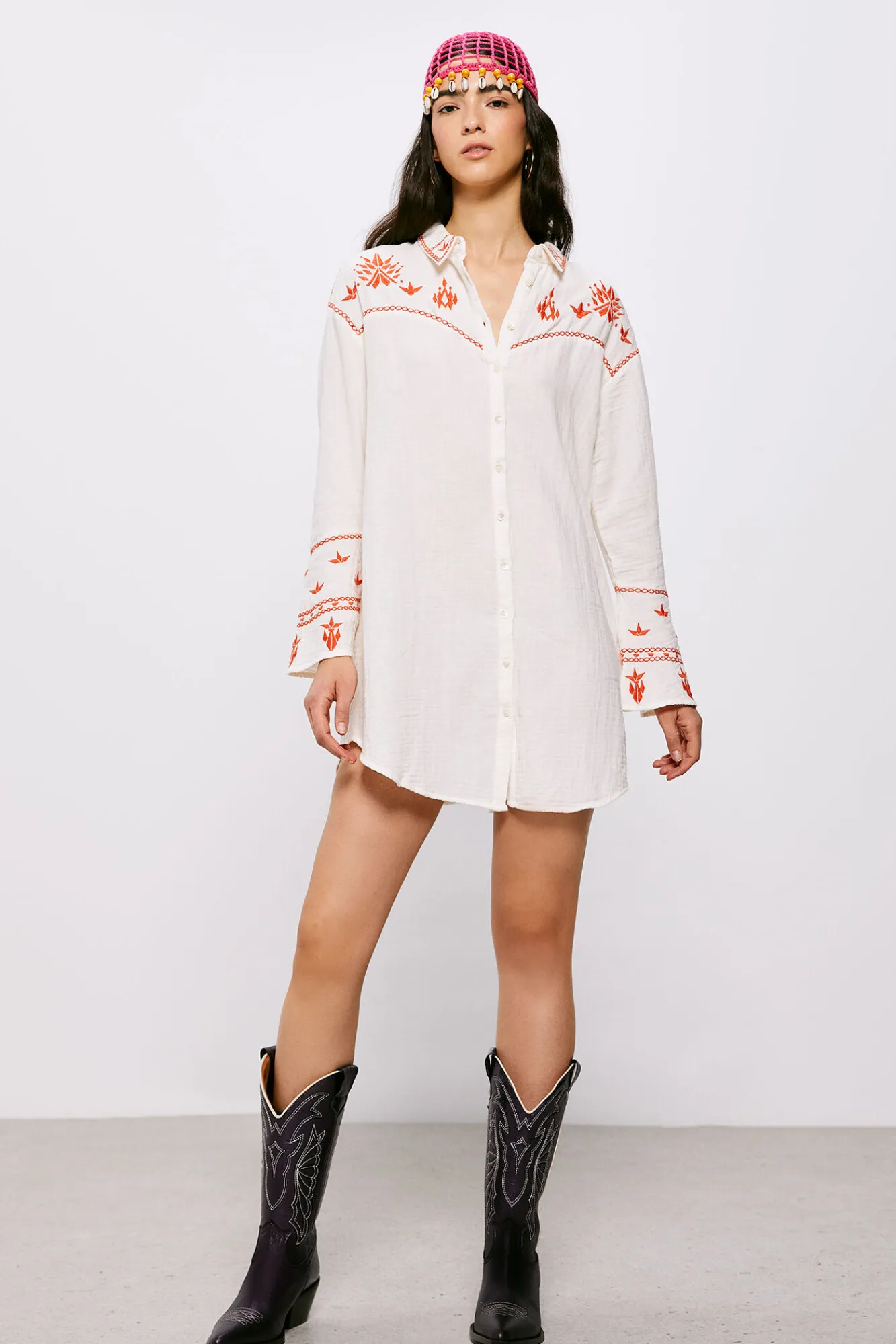 High Spirits Vestido Cloud Marron New