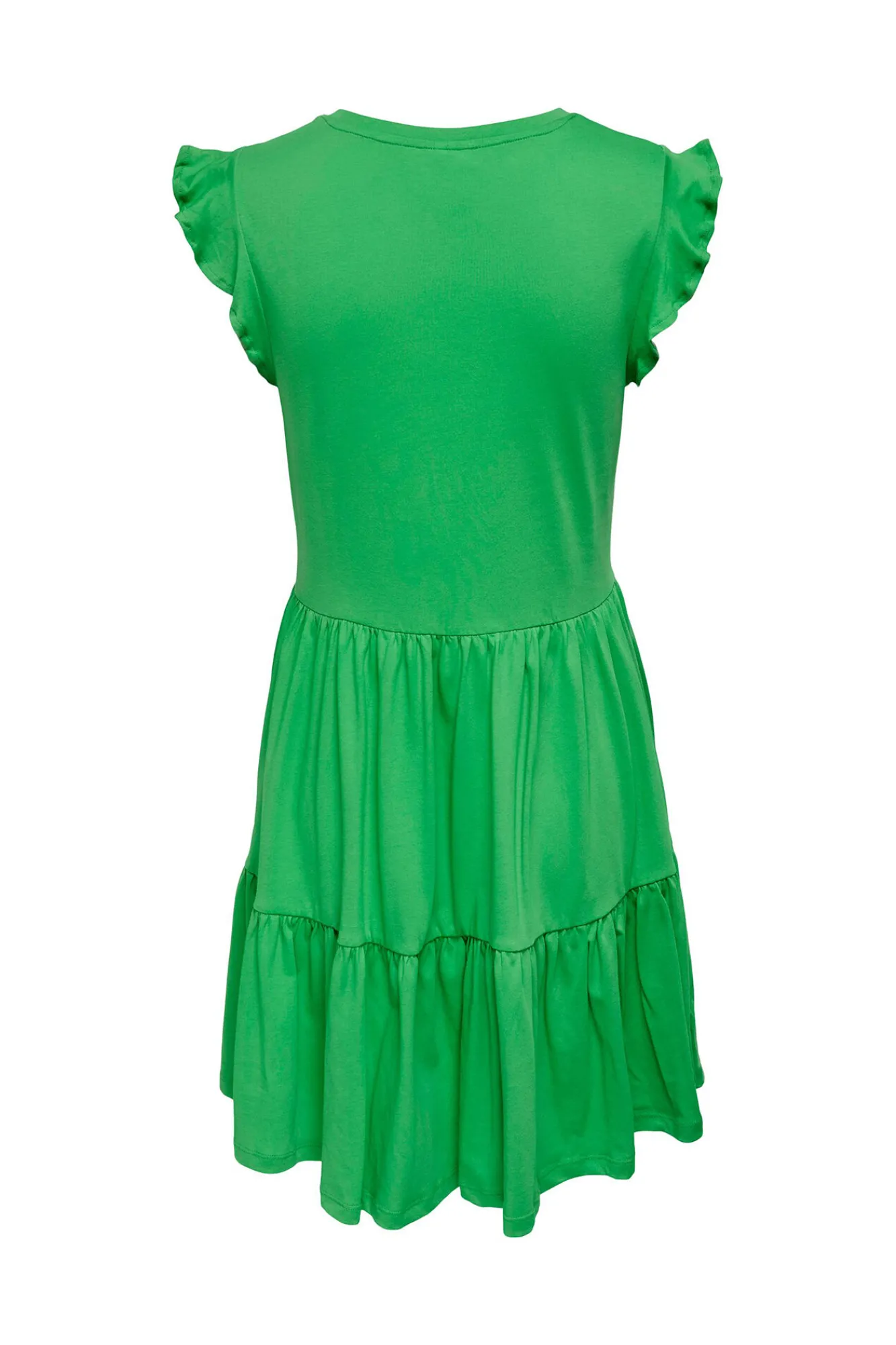 Only Vestido Con Volantes Verde Best