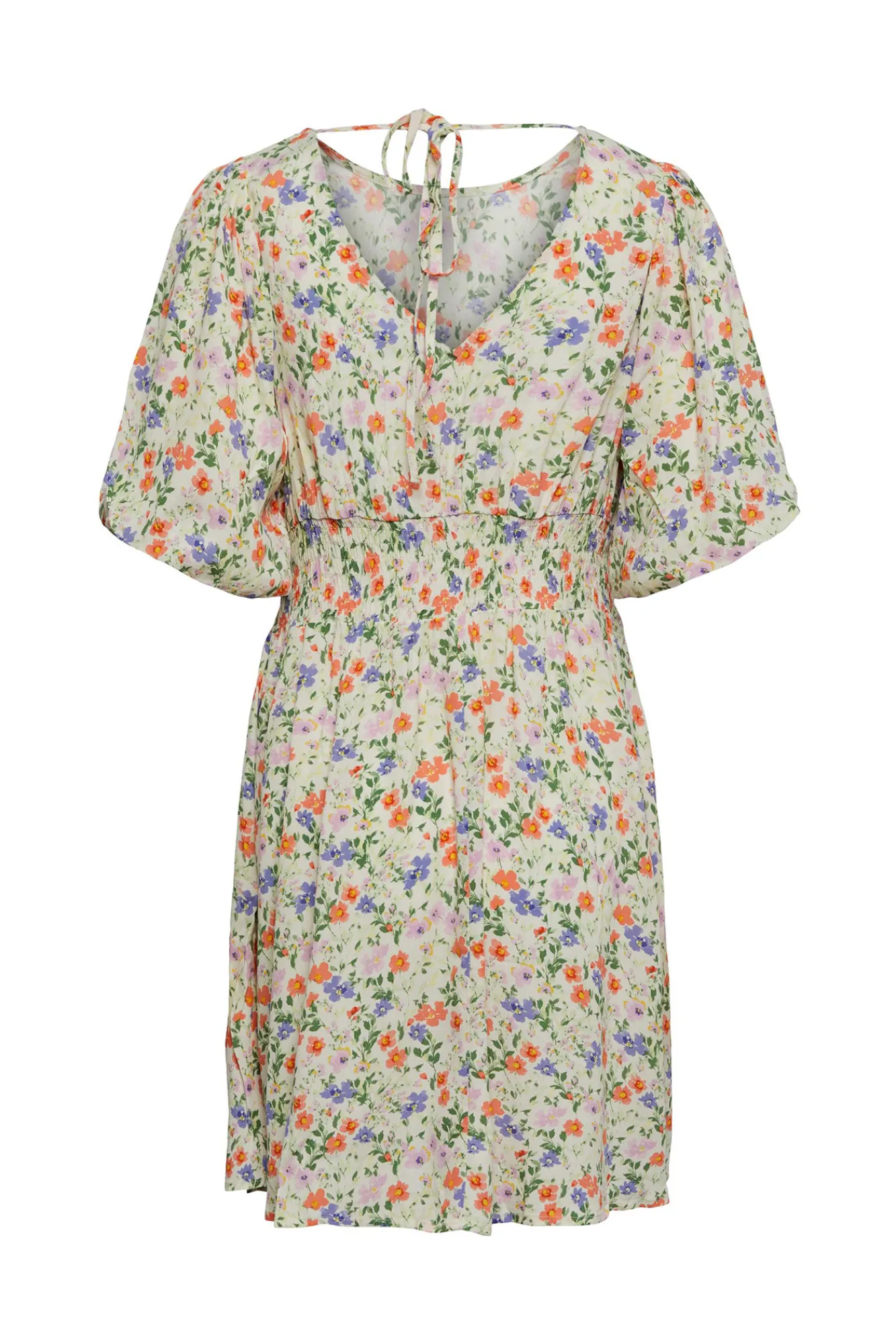 Pieces Vestido Corto Blanco Hot