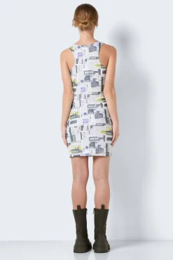 Noisy May Vestido Corto Blanco Hot