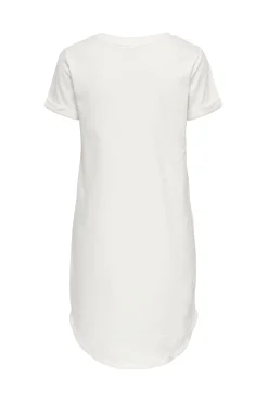JDY Vestido Corto Asimetrco Blanco Hot