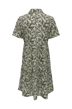 JDY Vestido Corto Camisero Verde Discount