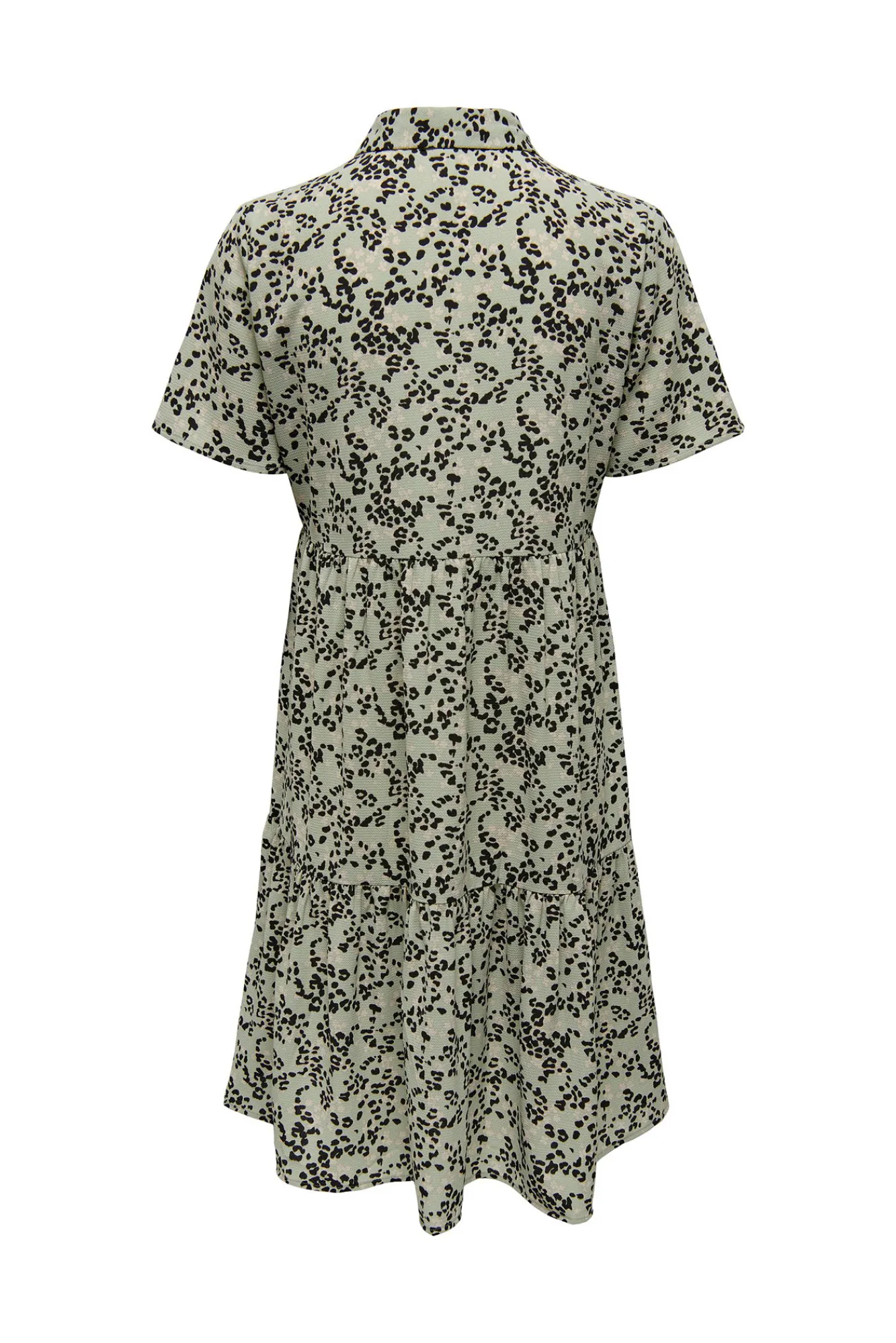 JDY Vestido Corto Camisero Verde Discount