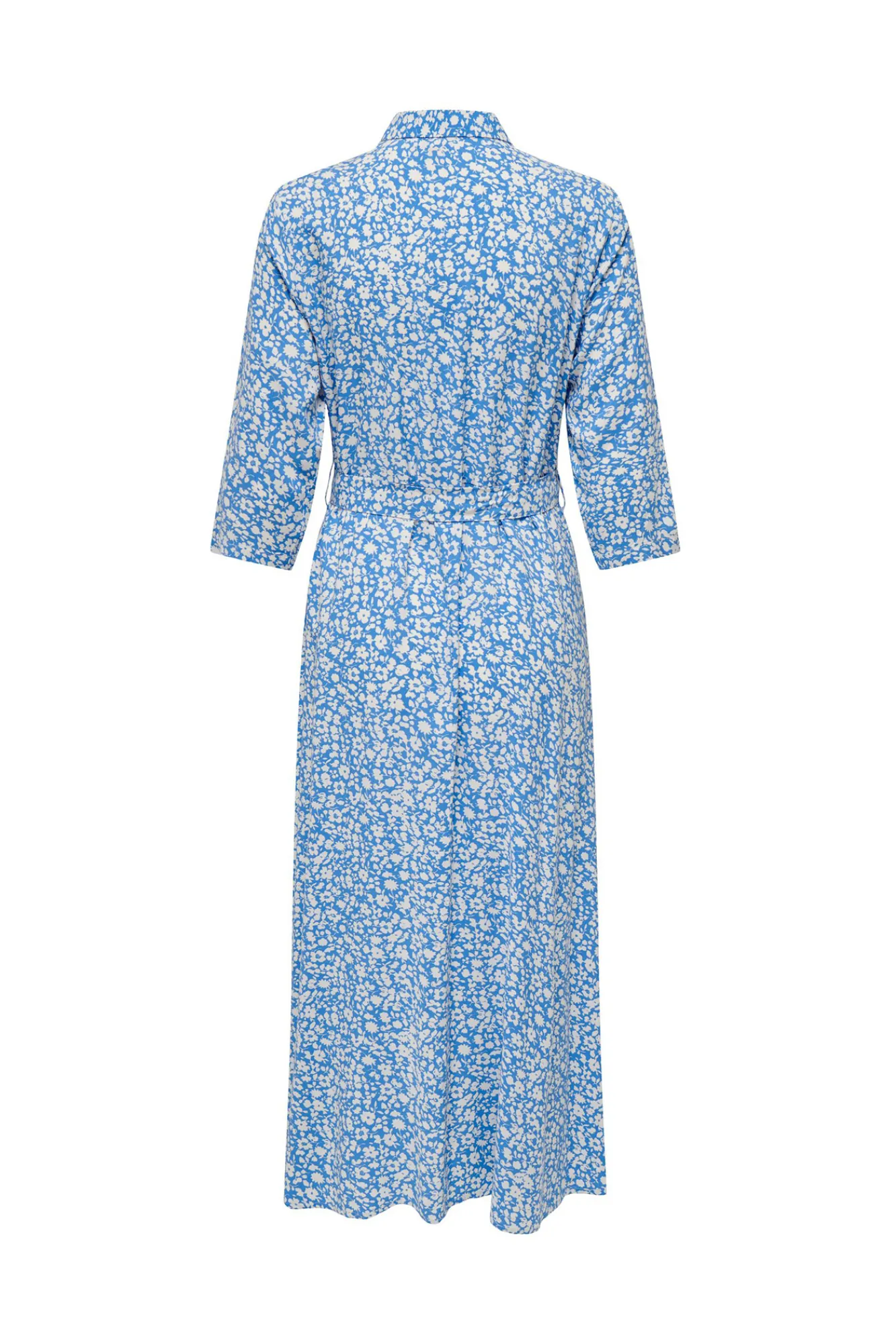 JDY Vestido Corto Camisero Azul Medio Discount