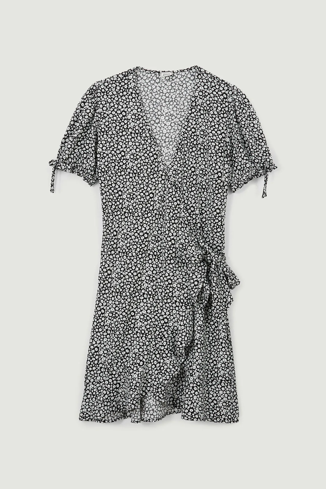 Pimkie Vestido Corto Cruzado Negro Discount