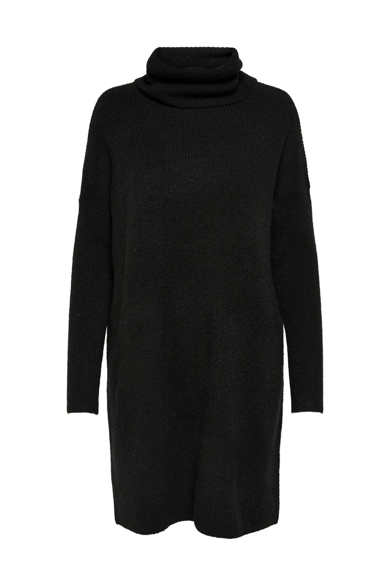 Only Vestido Corto Cuello Alto Negro New