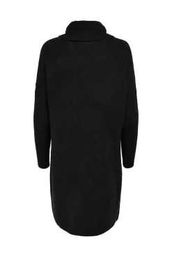 Only Vestido Corto Cuello Alto Negro New